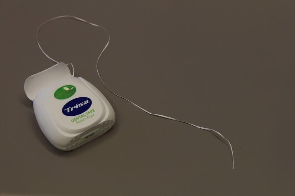 A pack of dental floss